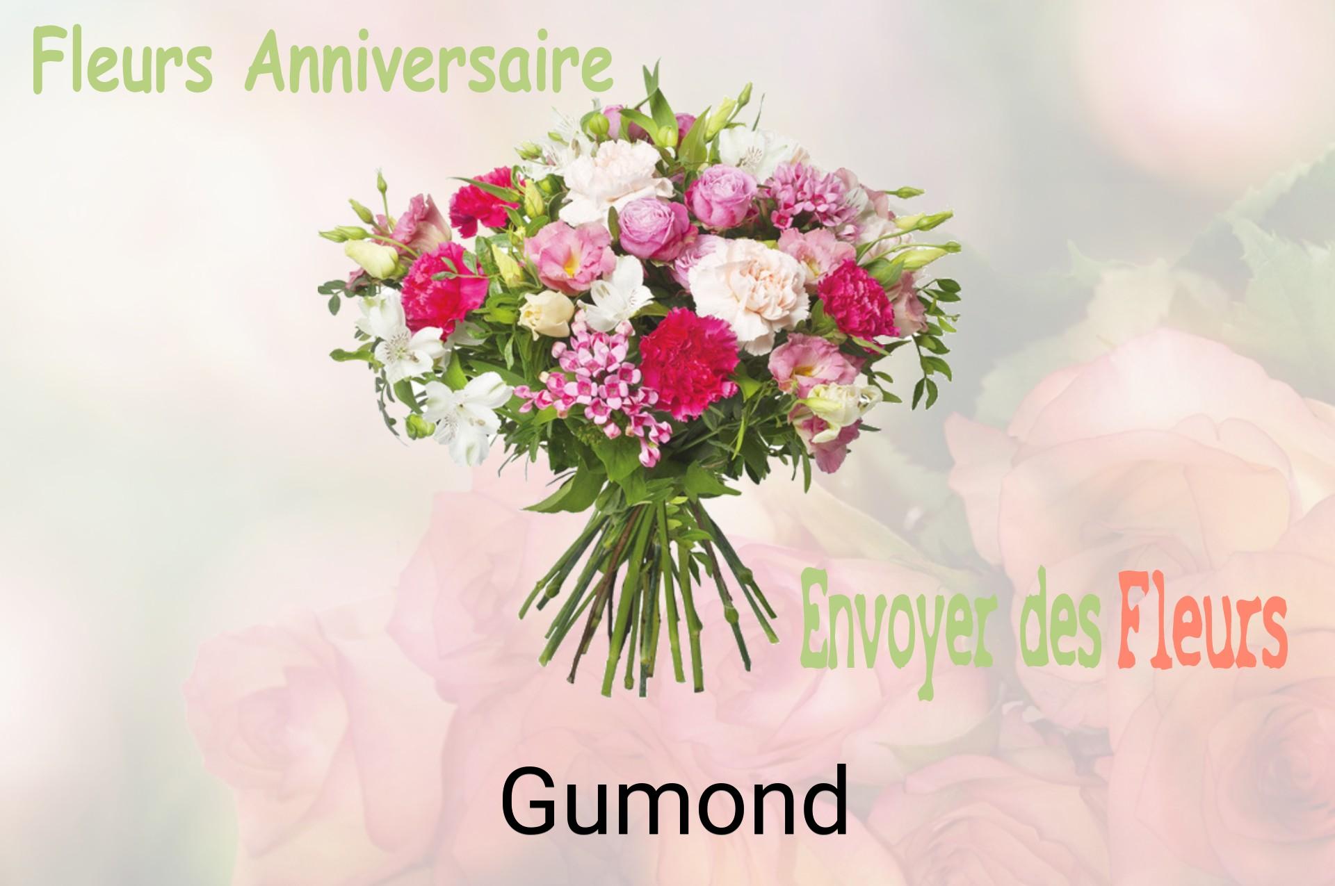 Bouquet de fleurs d’anniversaire livré à Gumond