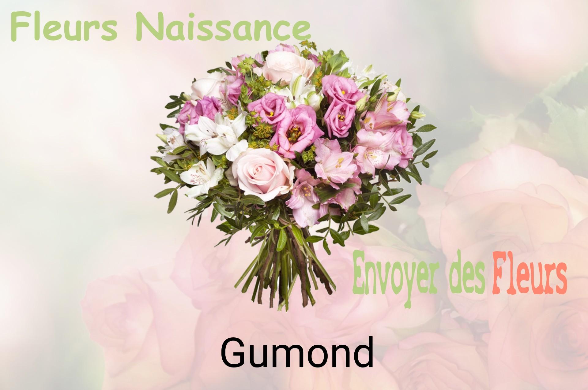 Bouquet de fleurs de naissance livré à Gumond